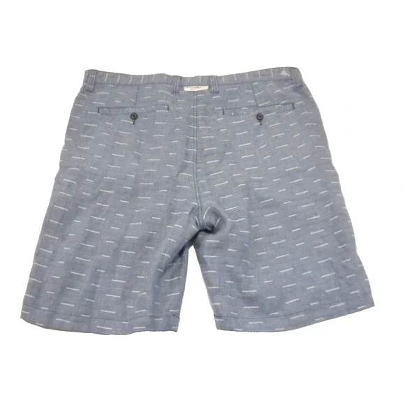 Tommy Bahama Shorts Mens 40x11‎ Blue Reversible Bermuda Plaid Flat Front Golf - Picture 3 of 8